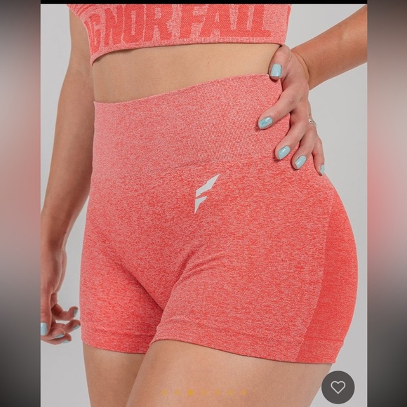 [Flag Nor Fail] NWT SEAMLESS COMPRESSION SHORTS - RED - Picture 2 of 6